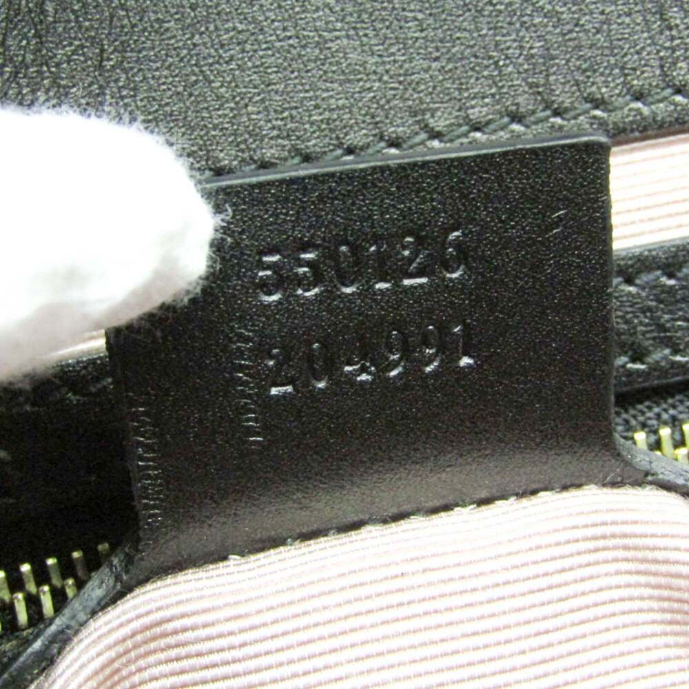 GUCCI Authentic Black Leather Shoulder Bag - Picture 13 of 14